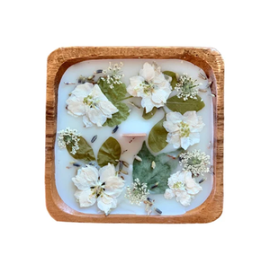 Portavelas de madera con mango, cuenco de masa de cera personalizado de madera para velas al mejor precio, accesorios de regalo - Product Image 1