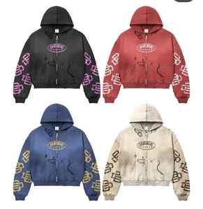 Ensemble sweat-shirt et pantalon de survêtement pour homme, hiver, uni |   Vêtement de sport décontracté surdimensionné en coton respirant 100% pour la mode streetwear en gros | - Product Image 6