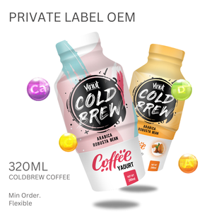 280ml VINUT Bouteille ODM Cold Brew Blanc Café Boisson Fabricants Ingrédients Naturels Sains Grain De Café - Product Image 4