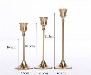 Support à bougie pour la décoration de la maison, magnifique bougeoir en métal adapté à l'amélioration du salon - Product Image 4