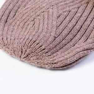 Venta al por mayor Jacquard Logo Plain Streetwear Black Slouch Knit Sombreros Deporte Etiquetas personalizadas Beanie Hat para mujer Beanie Ronpex - Product Image 5