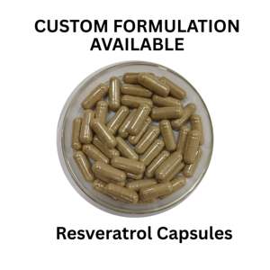 Capsules d'extrait de resvératrol en marque privée OEM, 60 compléments alimentaires, complément de resvératrol Nad - Product Image 2