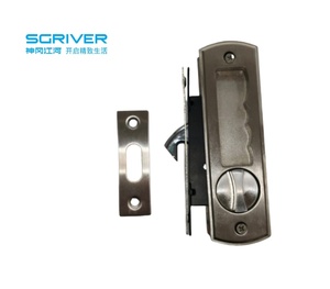 Armoire pliante <span class=keywords><strong>coulissante</strong></span> cachée <span class=keywords><strong>porte</strong></span> cachée serrure en acier avec clé crochet en bois serrure de <span class=keywords><strong>porte</strong></span> pour <span class=keywords><strong>porte</strong></span> d'armoire en verre en aluminium - Product Image 2