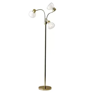 Dernière arrivée Lampadaire à LED personnalisé moderne du milieu du siècle chambre à coucher à bande verticale lampadaire à gradation en métal pour la décoration intérieure - Product Image 5