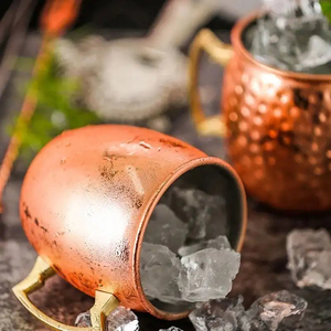 530ml búa Moscow con La đồng mạ trứng hình chân không cốc 304 thép không gỉ Trống Loại bia cốc thủy tinh Nước drinkware - Product Image 5