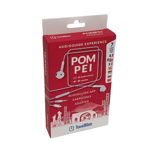 Premium souvenirs Pompei travel accessories audio guide Wired Travel Guide with Audio gift ideas for travellers