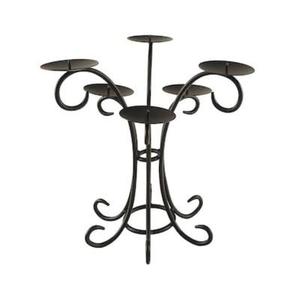 Portavelas de Metal en Oferta, Portavelas Decorativo de Metal Curvado a Mano para Decoración de Fiestas Navideñas - Product Image 2