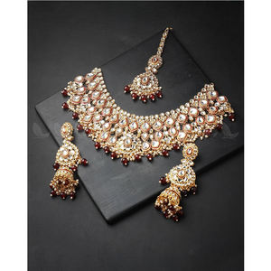 Ensemble de bijoux vintage pour femmes en alliage, 3 pièces, léger, fait à la main, bijoux de mode pour mariage, fiançailles et occasions de fête - Product Image 5