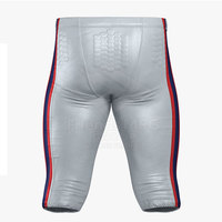 Yüksek Performanslı Çevre Dostu Hafif Amerikan Futbolu Dolgulu Pantolon %100 Polyester Nefes Alabilen Kumaş Antrenmanlar İçin