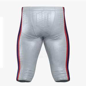 Pantalones Acolchados de Fútbol Americano de Alto Rendimiento, Ecológicos y Ligeros, 100% Poliéster, Tejido Transpirable para Entrenamientos - Product Image 2