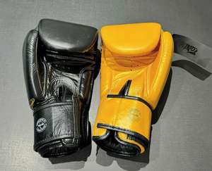 Premium Quality Custom Made Fairtex Genuine Cowhide Leather Professional Boxing Sparring Set Hook Loop Closure UV Protection - Product Image 4