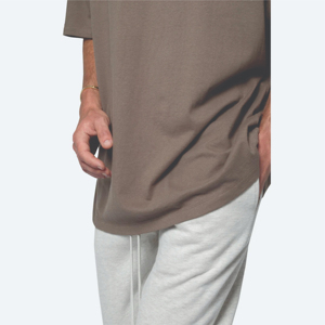 Heavy <b>Weight</b> 100% Cotton <b>Blank</b> Men's T-shirts Heavyweight Oversized Tee Shirt Custom T Shirt Plus Size Custom Men's T-shirts - Product Image 3