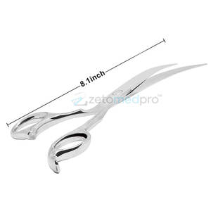 Tijeras de Peluquería Curvas para Profesionales, Tijeras de Peluquero Curvas Ligeras para Uso en Salón - Product Image 3
