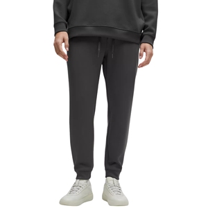 High Quality Mid Plain Dyed <b>Men's</b> Spring Sports Sweatpants Casual Fleece <b>Joggers</b> Elastic Waist Pockets Breathable Eco-Friendly - Product Image 1