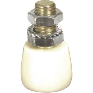 HELMS Galvanized Steel <b>Guide</b> Roller 449 S with Yellow Plastic Roller Hooks & Rails Product - Product Image 1