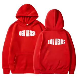 <b>Silk</b> Screen Printed Fleece Hoodie Custom Logo Men and Women Hot Selling High Quality <b>100</b>% Cotton Oversized Unisex - Product Image 3