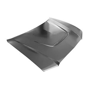 Pour <span class=keywords><strong>Dodge</strong></span> Charger capot avant 2013-2014 <span class=keywords><strong>SRT</strong></span> 392 Style remplacement de panneau de capot en aluminium <span class=keywords><strong>noir</strong></span> non peint avec un scoop - Product Image 1