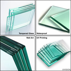 Art mural en verre trempé imprimé UV |   Peinture sur verre personnalisée Impression UV pour la décoration de la maison, de l'hôtel et du bureau - Product Image 5