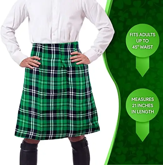 New Design Customized Costume Tartan Skirt Kilts Clothing for Men and Women 2023