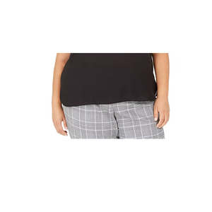 Canotta da Donna Calvin Klein Senza Maniche XX-Large in Maglia con Collo Plissettato e Dettaglio Arricciato, Traspirante, Stile Halter, Taglia Unica, Nera - Product Image 3