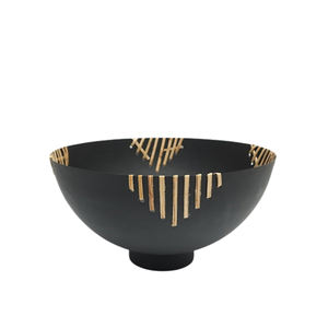 ชุดชามไฟไม้มะม่วงขนาดใหญ่2ชุดอุปกรณ์เสริฟเวอร์ทรงกลมสีขาวและสีธรรมชาติสำหรับตกแต่งบนโต๊ะงานแต่งงานและงานปาร์ตี้ - Product Image 3