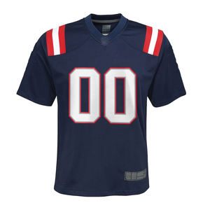 Camisetas de fútbol americano personalizables, camisetas de entrenamiento de poliéster 100% de secado rápido transpirables, impresión por sublimación, nombre de equipo personalizado - Product Image 5