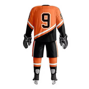 Vêtements de sport uniforme de hockey sur glace imprimé par sublimation personnalisé/uniformes de hockey sur glace à prix abordable - Product Image 2