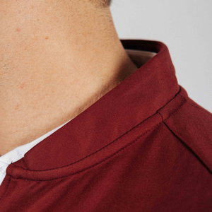 เสื้อแขนยาวแบบสวมหัวมีซิป1/4สำหรับผู้ชายเสื้อออกกำลังกายโพลีเอสเตอร์ระบายอากาศได้ดีสำหรับวิ่งกอล์ฟฟิตเนส - Product Image 2