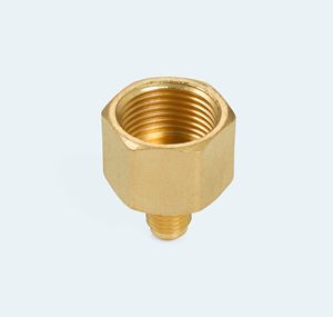 Adaptateur de cylindre en laiton 5/8 x 1/4, filetage 7/8-14 à 7/16-20, 1200 PSI pour bouteille de 61 kg vers ligne de charge, fabriqué en Inde - Product Image 6