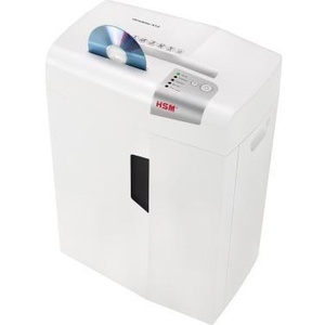 White/Silver HSM X13 P-4 Particle Cut Shredstar Shredder for <b>Paper</b> Staples <b>Paper</b> Clips Credit Cards CDs/DVDs - Product Image 3