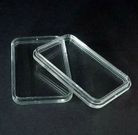 Boîte de rangement pour lingots d'or rose de 1 oz et lingots d'argent de collection avec joint d'étanchéité (boîte vide uniquement)