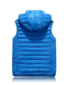 Chaleco acolchado de invierno con capucha personalizado para hombre, chaqueta acolchada para exteriores, abrigo cálido sin mangas de estilo callejero - Product Image 2