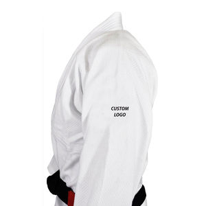 2025 léger 100% coton Stretch karaté uniformes ensembles pour unisexe Jiu Jitsu Kimono respirant séchage rapide Logo personnalisé - Product Image 6