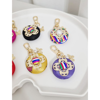 [LALAMOND] Porte-clés Macaron Saekdong en Acier Inoxydable 202501 Compact Durable Tendance Mode Quotidien Pratique Accès Facile Coréen