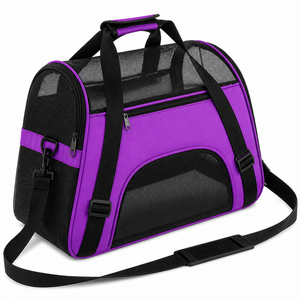 Bolsa de Transporte Transpirable para Mascotas, Bandolera Oxford para Gatos y Perros, Bolso de Viaje Ligero - Product Image 4