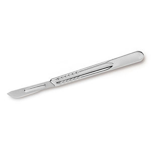 Mango de bisturí de hoja para quitar hoja ajustable mango de cuchillo quirúrgico hecho a medida mango de bisturí con logotipo propio hecho en Pakistán para la venta - Product Image 3