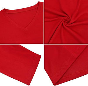 T-shirt décontracté unisexe à col rond en coton 100% OEM, compression, vente en gros, prix bas, motif personnalisé, design uni - Product Image 3