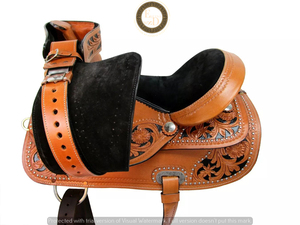 Selle artisanale en cuir véritable léger de qualité supérieure Performance Gear Western Barrel Racing and Horse Shows - Product Image 6