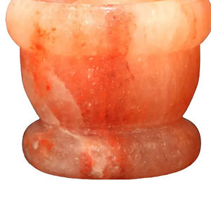 2025 stocké Unique rond outils à épices sculpté mortier pilon boîte accessoires de cuisine sel amour Style décoration artisanat naturel - Product Image 3