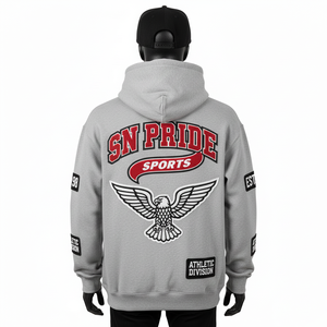 เสื้อฮู้ดแฟชั่นสไตล์ใหม่สำหรับฤดูหนาว ทรงเข้ารูป แขนยาว มีกระเป๋า ไซส์พลัส ผลิตจากผ้าฝรั่งเศส ลายเรียบง่าย - Product Image 4