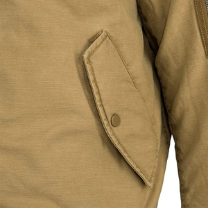 Vestes universitaire personnalisées à Offre Spéciale manches longues avec logo personnalisé, couleur unie et poches pour hommes, prix de gros, meilleure qualité - Product Image 3