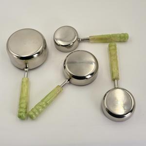 Utensilios de Cocina Multifuncionales, Juego de 4 Tazas Medidoras de Acero Inoxidable para Especias, Té y Café, para Hogar, Hotel y Restaurante - Product Image 5