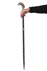 Bastón victoriano raro hecho a mano bastón-AL Steampunk mango bastón de madera para caminar regalo de jubilación regalo de Navidad - Product Image 5