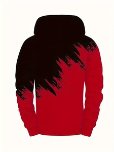 Sweat à capuche épais de haute qualité 500gsm sweat à capuche en éponge française sweat à capuche imprimé épaule tombante du Bangladesh - Product Image 2