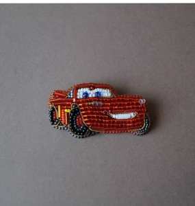 Breloque et porte-clés brodés à la main, élégants, en perles de rocaille, motif pain d'épices, fantaisie, magnifiques, luxueux, dernières tendances, par Hiba Enterprises - Product Image 5