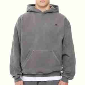 New Style Acid Washed Streetwear Vintage Zip Hoodie High Quality Men's 100% Cotton Eco-Friendly Quick Dry Drop Shoulder Hoodie - Product Image 5