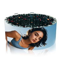 Module LED flexible d'intérieur P1.53 P1.86 P2, assemblage personnalisé pour divers motifs, angle réglable, haute fréquence de rafraîchissement, écran LED