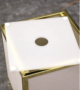 Dispensador de servilletas de madera elegante nórdico hecho a mano caja de pañuelos de vidrio de alta calidad con soporte de almacenamiento de Metal artículo decorativo para el hogar - Product Image 5