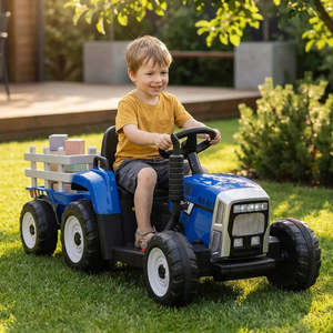 Children's <b>Electric</b> <b>Tractor</b> Toy Set Plastic Tool Toys for Boys and <b>Kids</b> - Product Image 2