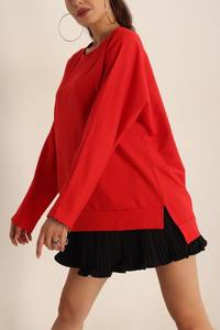 เสื้อสเวตเชิ้ตผู้หญิง Ever Glow รุ่นใหม่ สไตล์เซ็กซี่และคลับ ผลิตจากผ้าฟลีซรักษ์โลก กันน้ำ พร้อมปักโลโก้ตามสั่ง สีพื้น ไซส์พลัส - Product Image 5